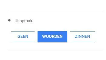 Kies de uitspraak